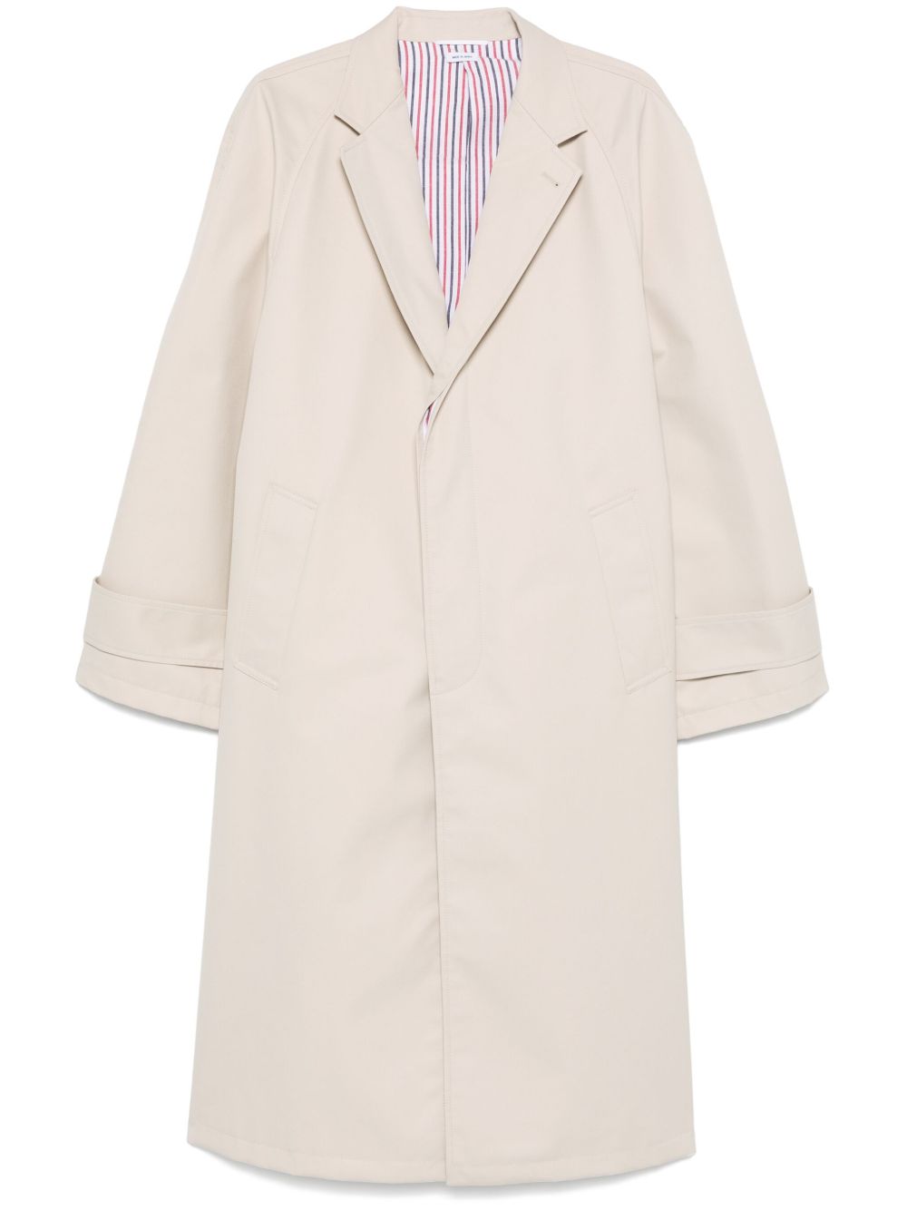 Neutrals Long Trench Coat
