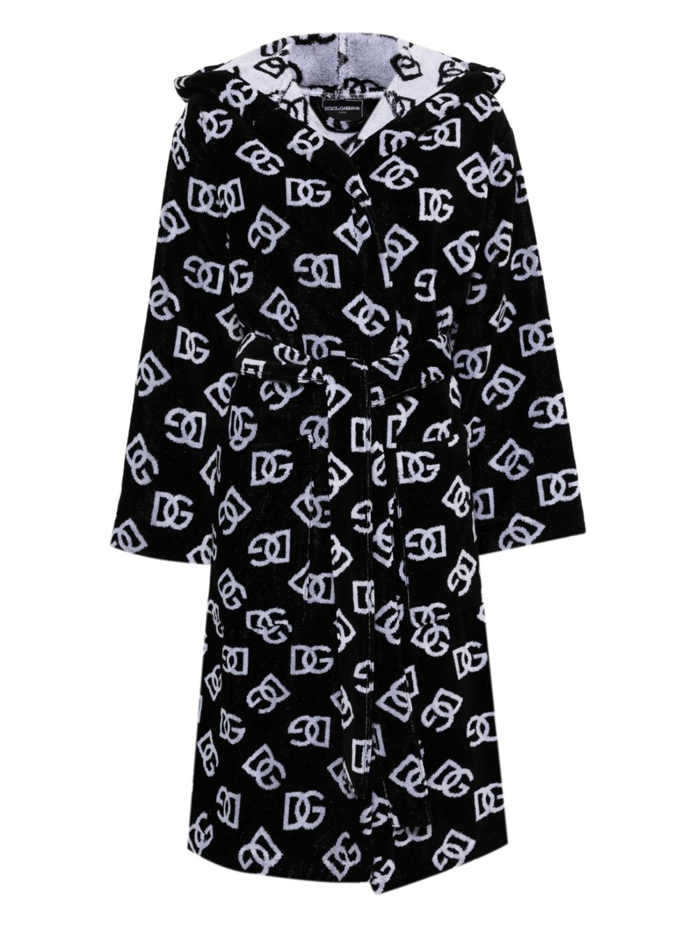 Terry Jacquard Cotton Bath Robe
