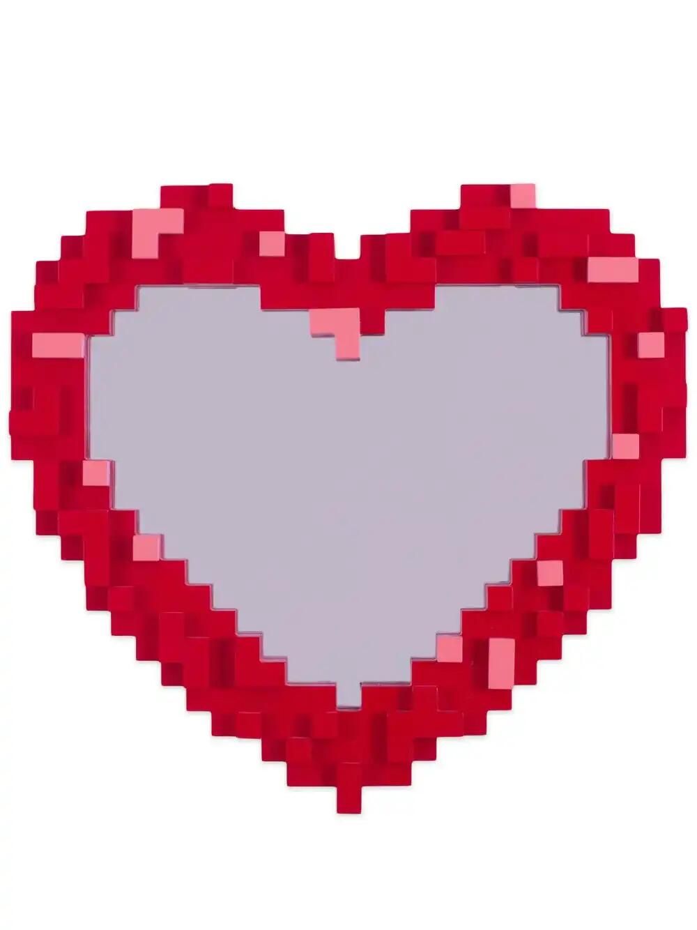 Seletti Red Pixel Mirror