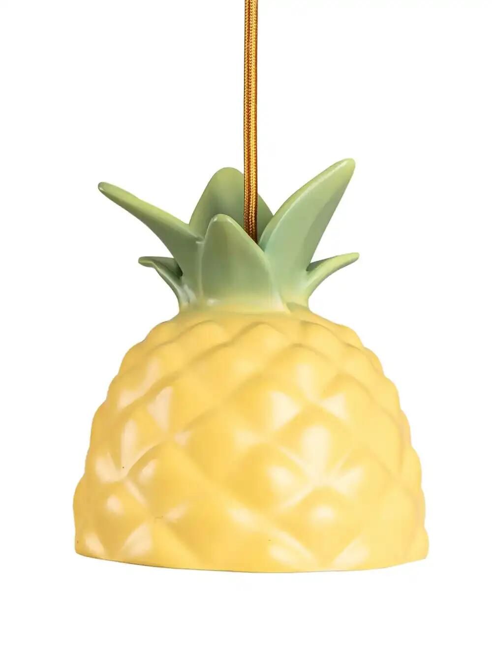 Seletti Vitamin Pineapple Ceiling Lamp In Yellow