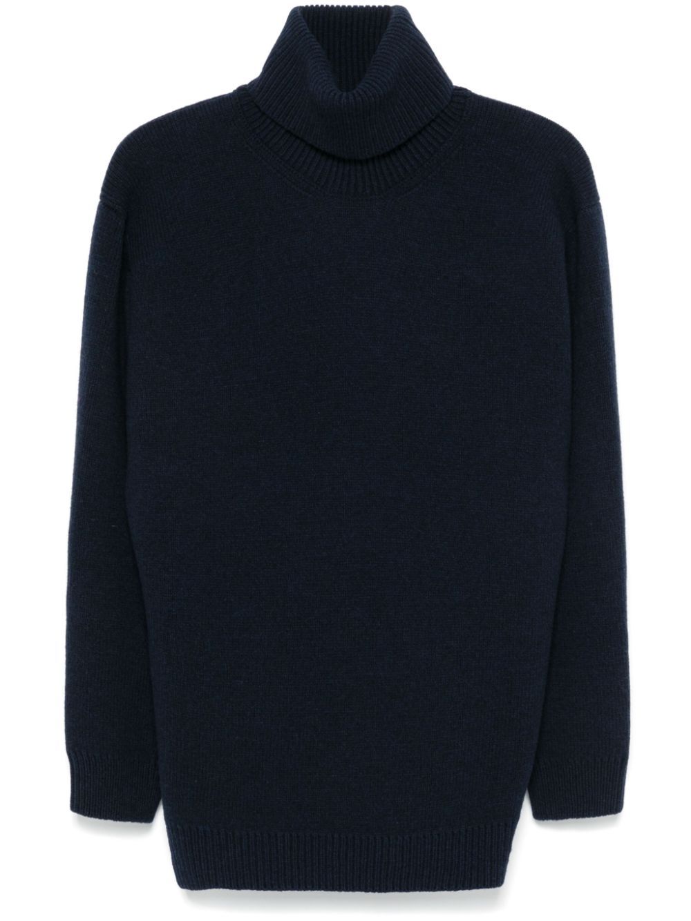 Miu Miu Pullover Mit Rollkragen In Blau