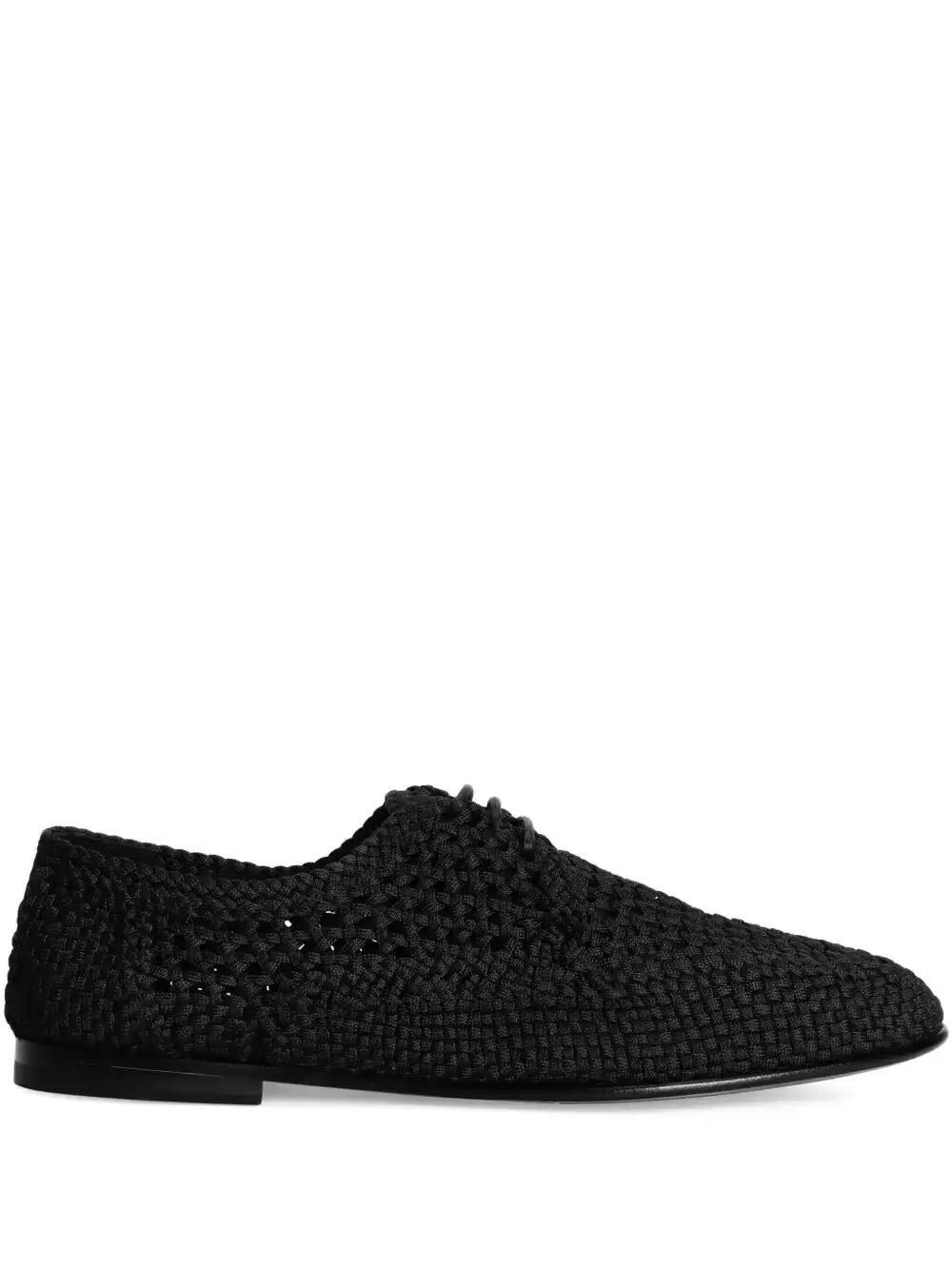 Woven Derby Shoes