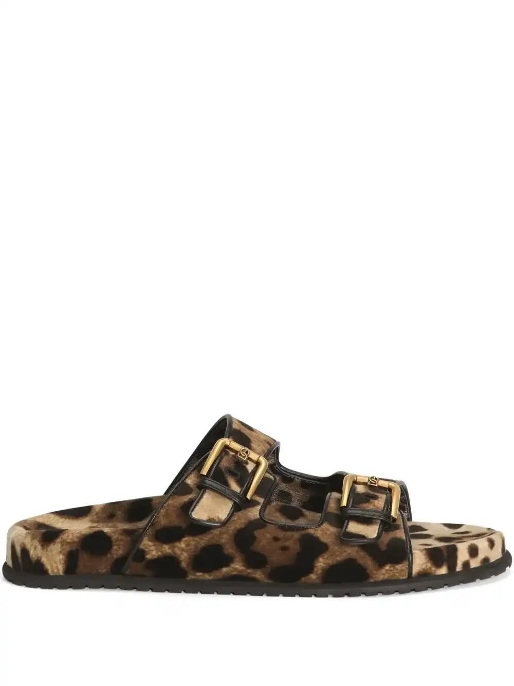 Printed Velvet Slides