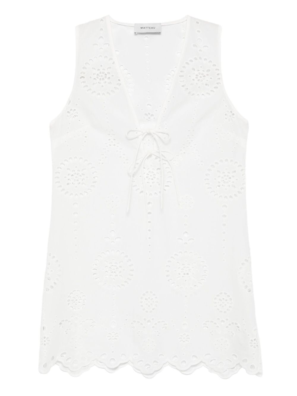 Broderie Anglaise Mini Dress