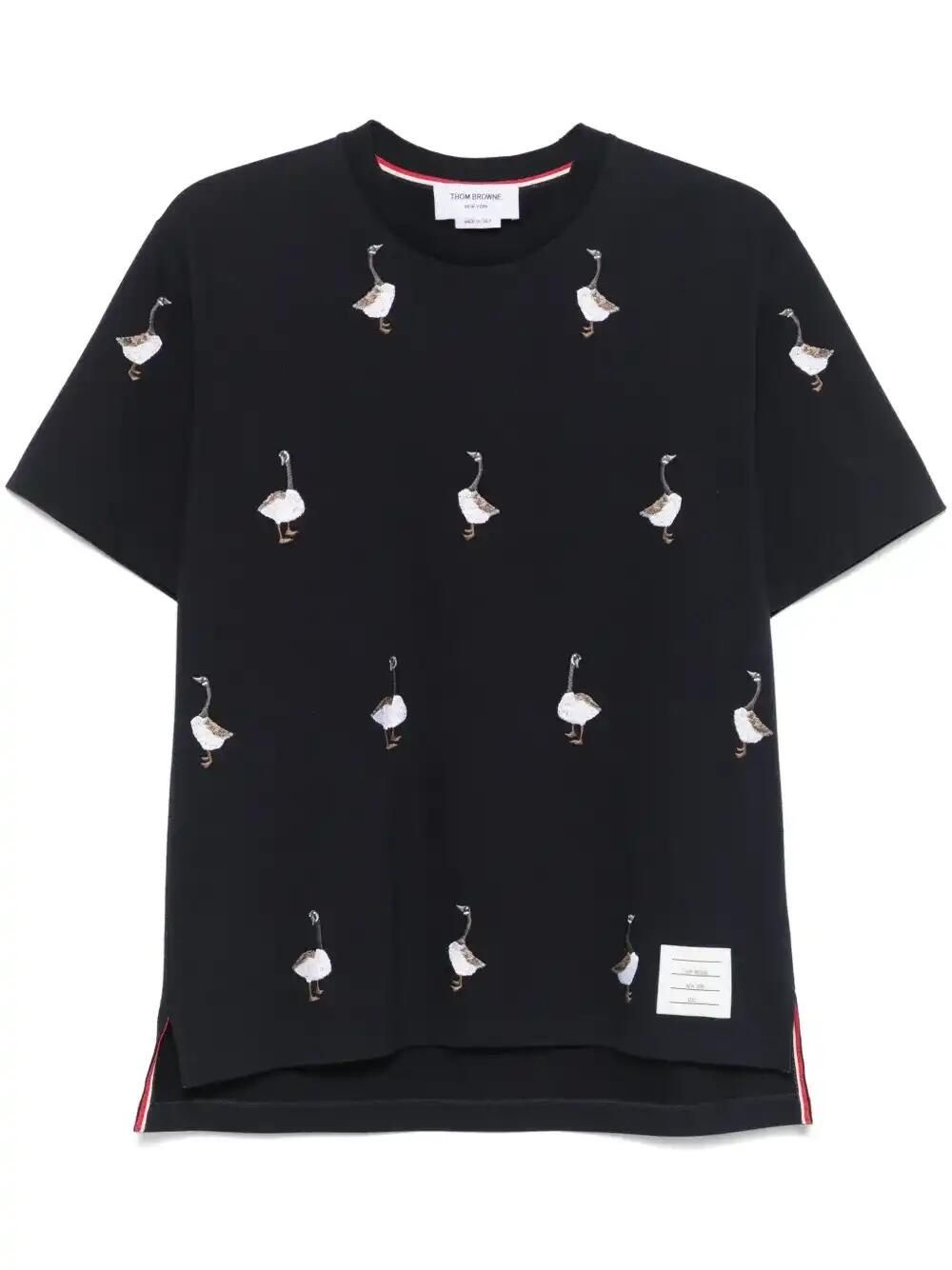 Embroidered-Motif T-Shirt