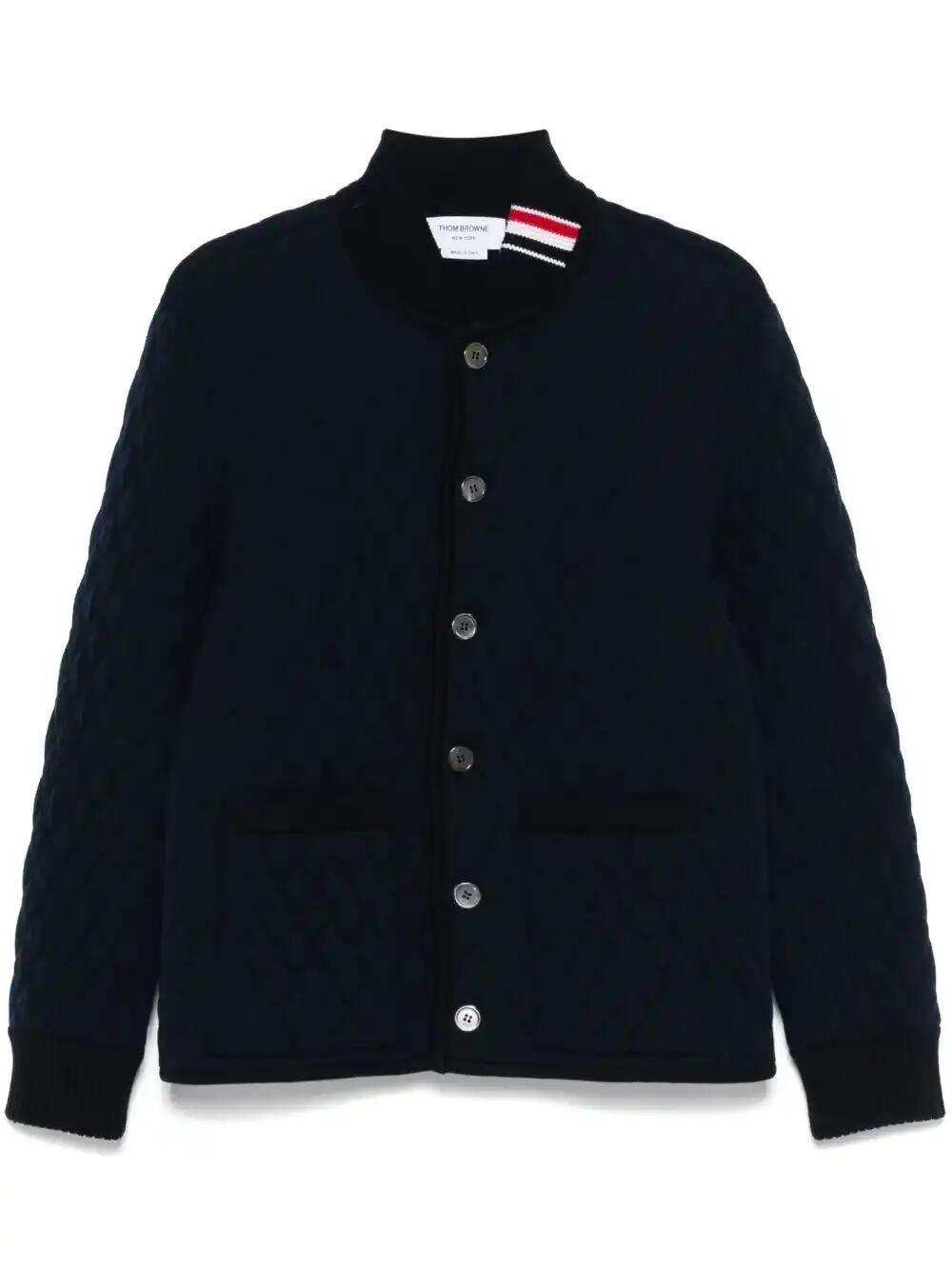 RWB Stripe-Detail Quilted Jacket