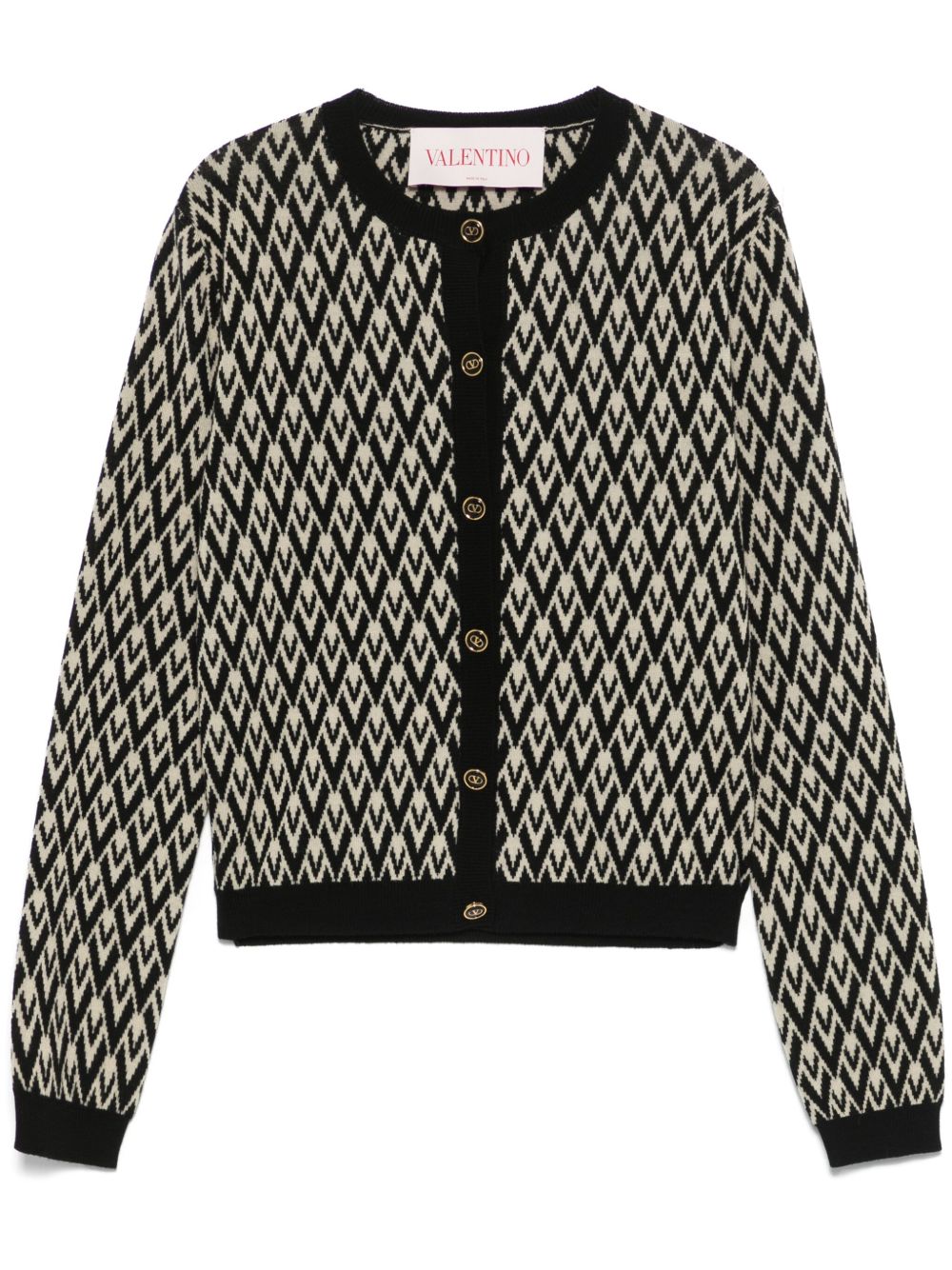 Valentino Knitwear Logo In Schwarz