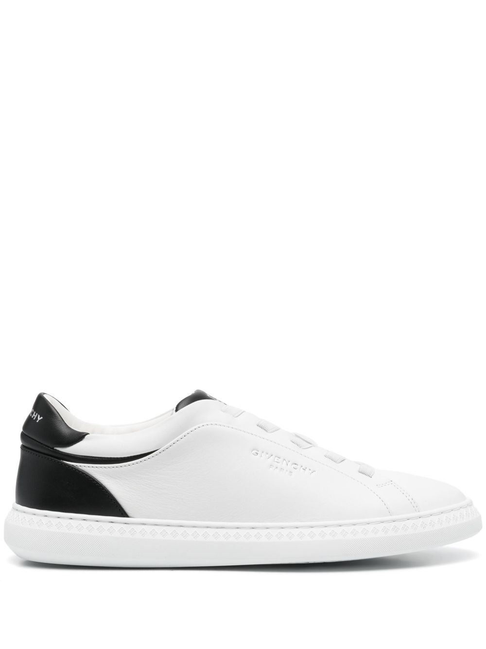 Givenchy G Set Panelled Leather Sneakers In White