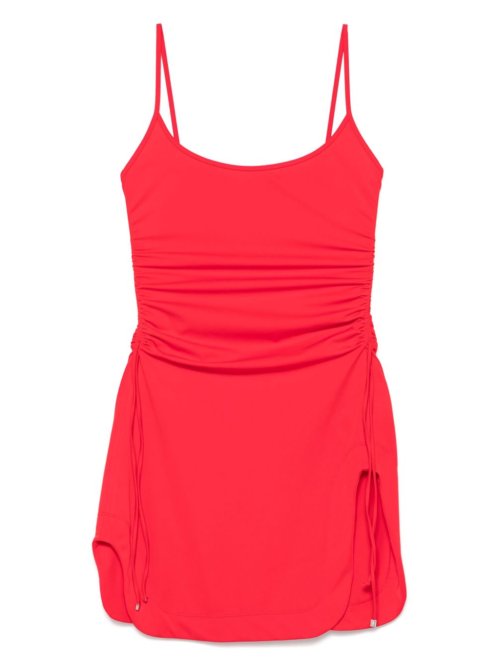Adjustable-Side Straps Mini Dress