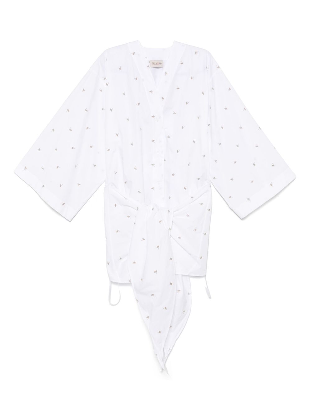 Logo-Embroidered Mini Dress