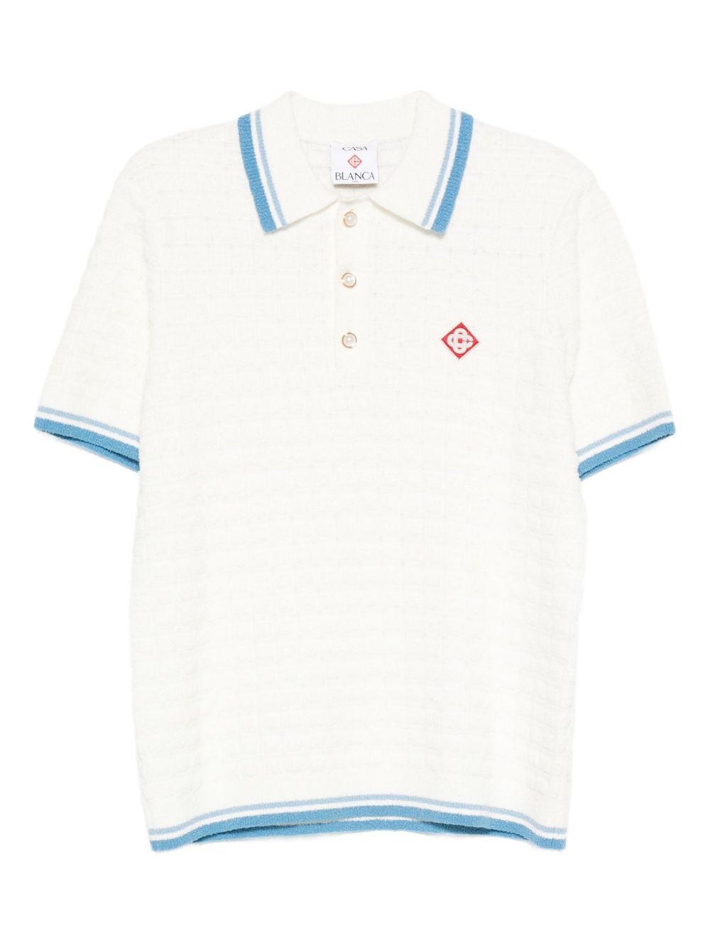 Cotton Bouclé Polo Shirt