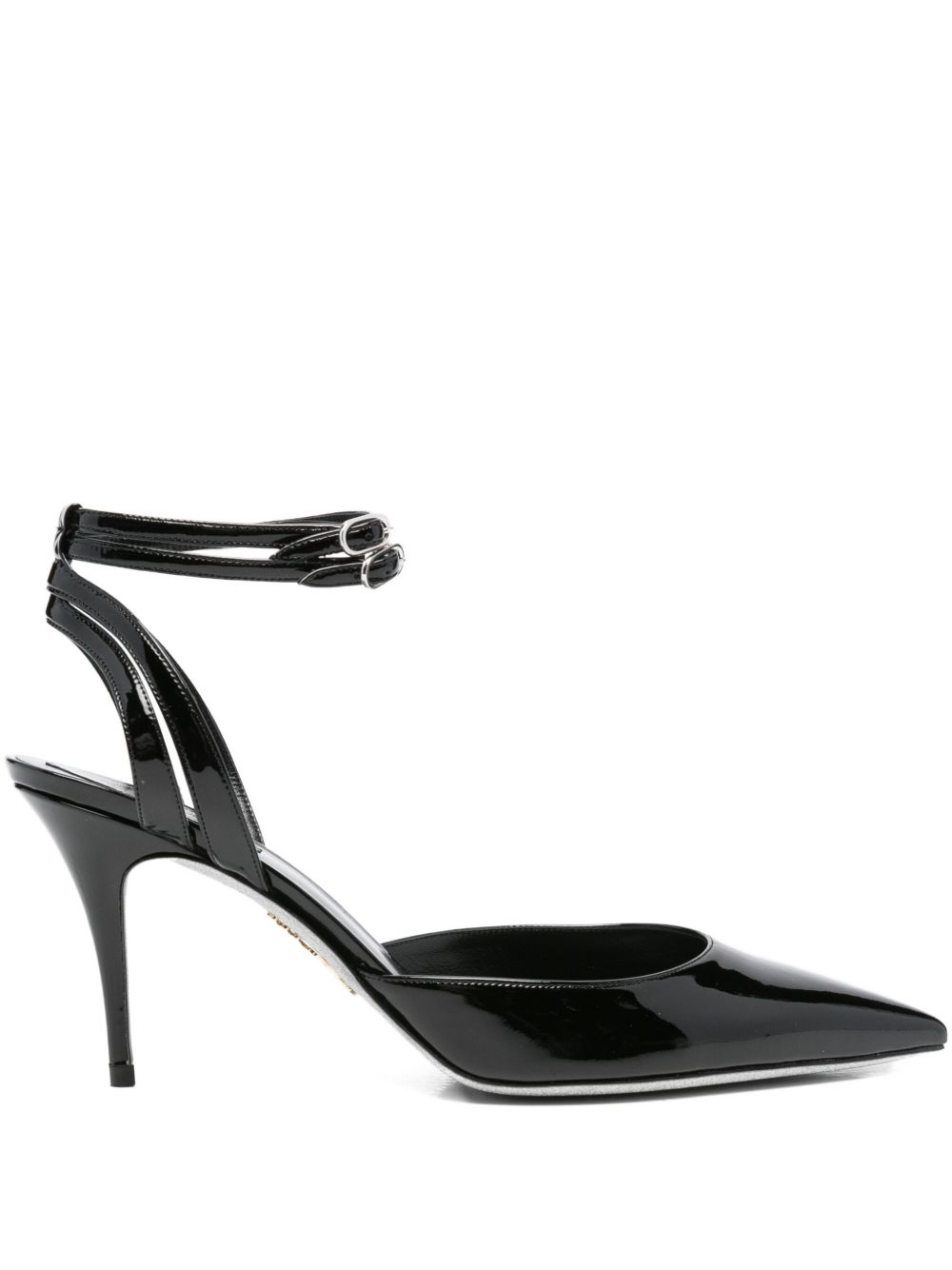 René Caovilla 85mm Ankle-Strap Pointed-Toe Pumps