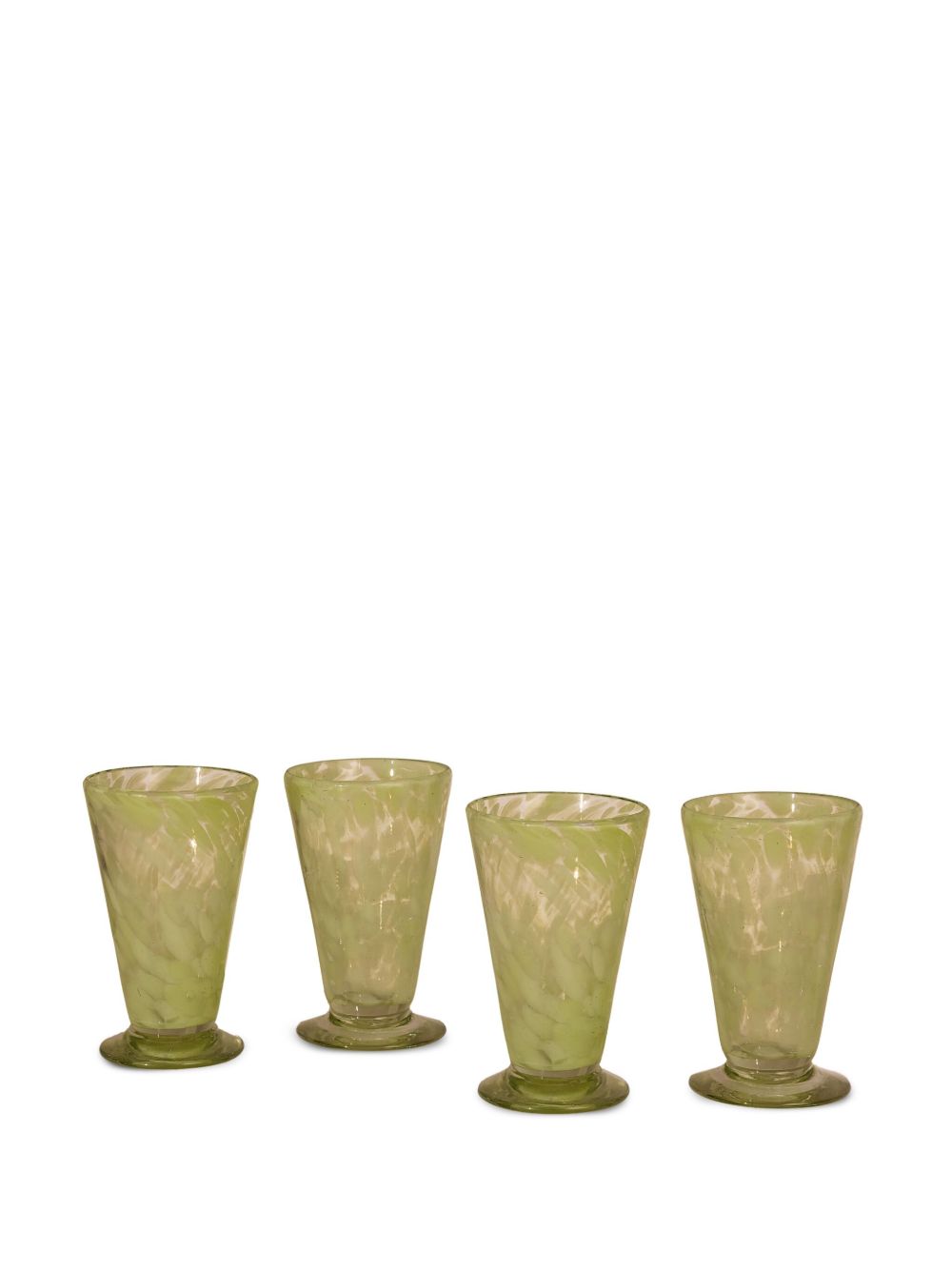 Soho Home Set Of 4 Purton Highball Tumblers In Grün
