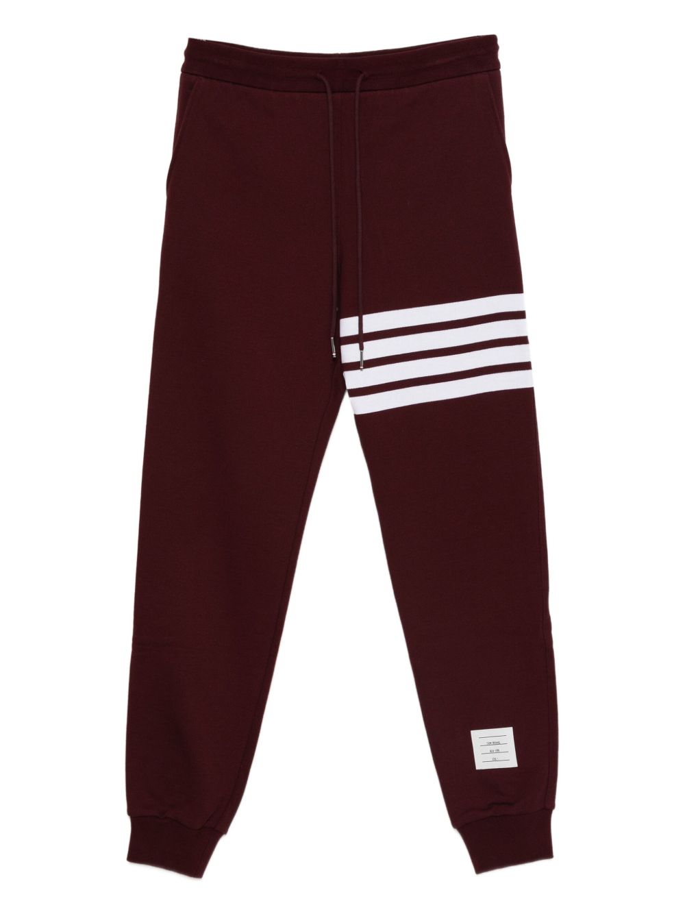 Four-Stripes Cotton Track Pants