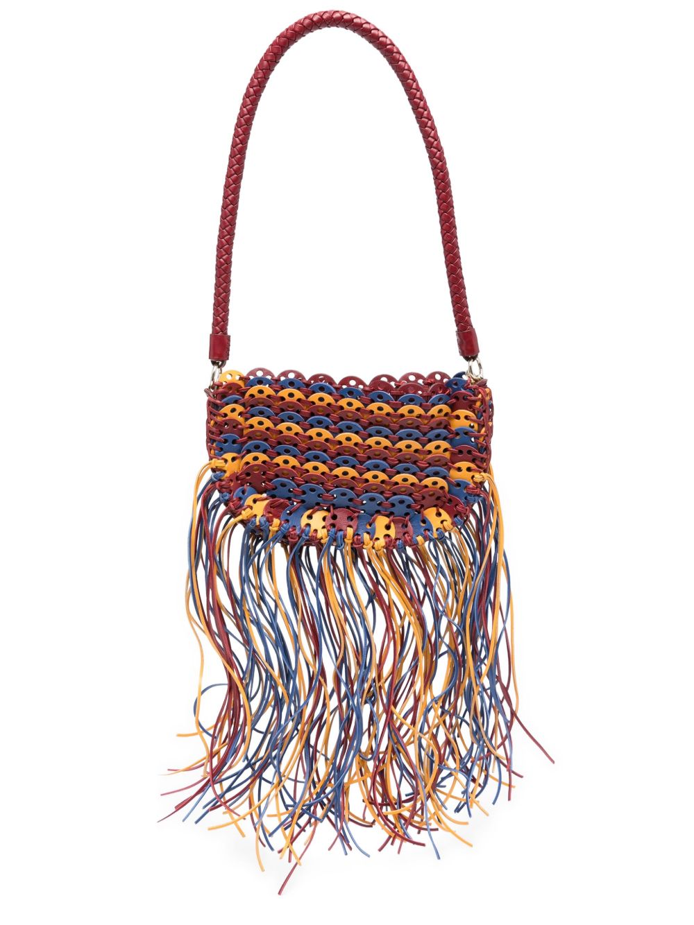 Leather-Fringe Shoulder Bag