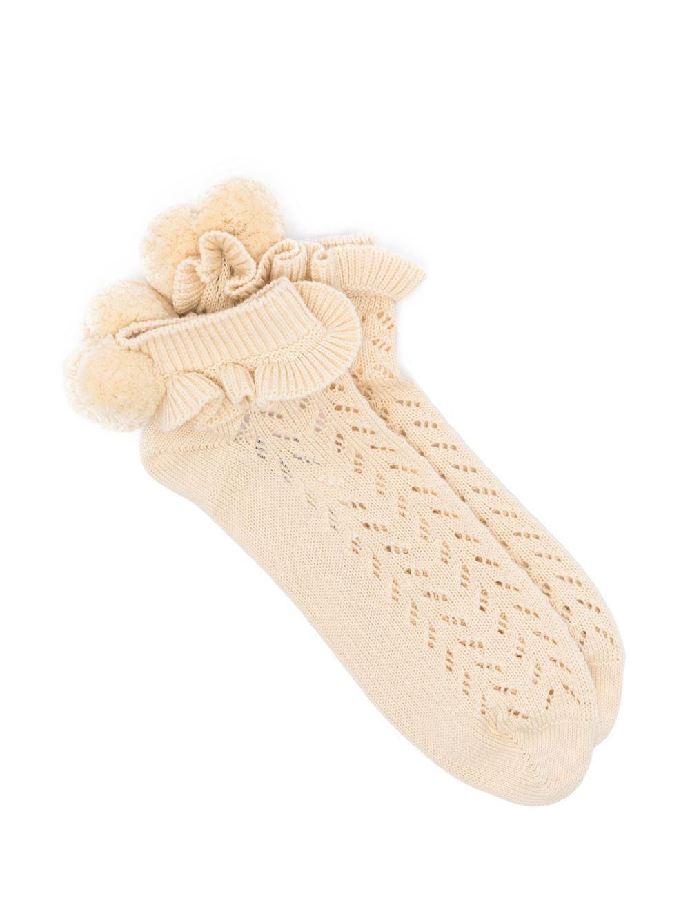 Cotton Pompom Socks