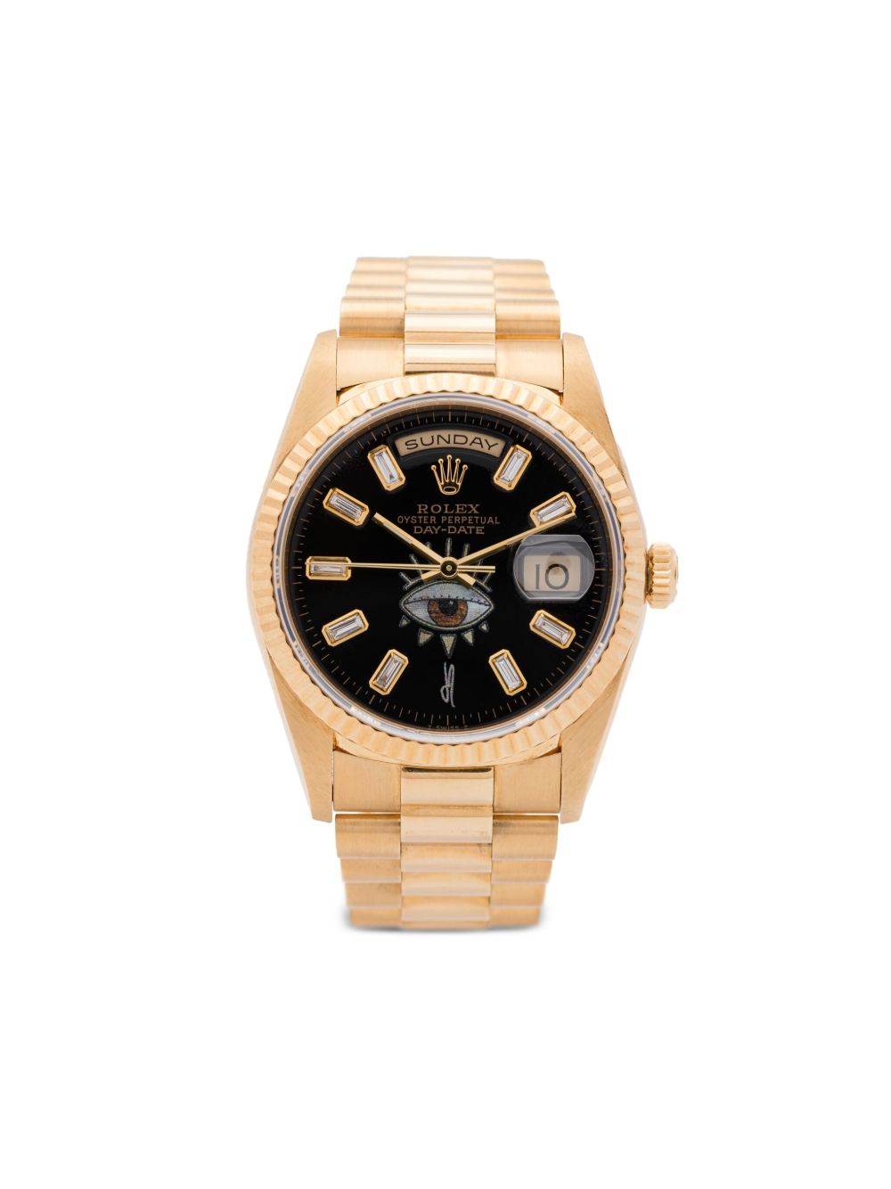 Jacquie Aiche Customised Day Date 34mm In Black