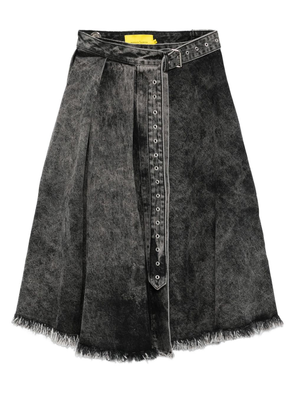 Marques'Almeida Belted Denim Skirt