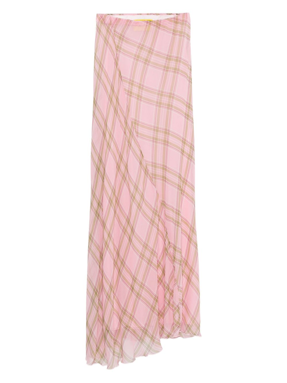 Marques'Almeida Tartan-Print Maxi Dress