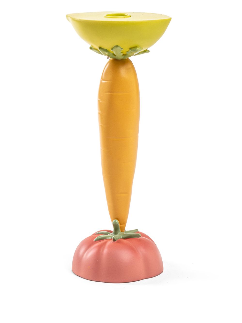 Seletti Vitamin Carrot Candlestick (27cm) In Yellow