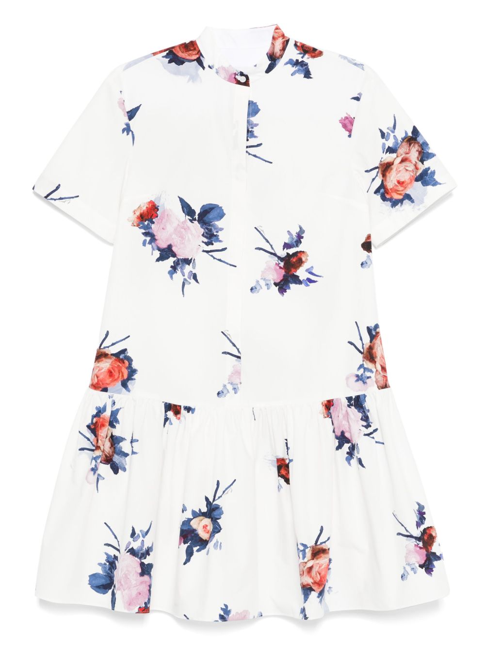 Floral-Print Mini Dress