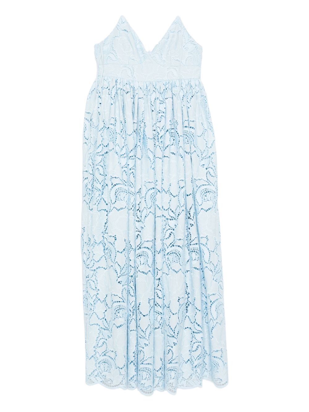 Erdem Sleeveless Midi Dress In Blue