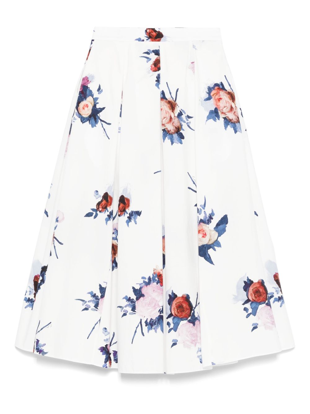 Pleated Midi Skirt