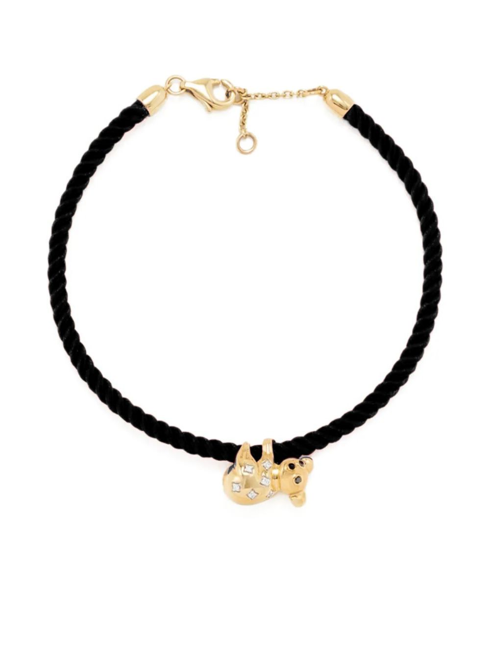Yvonne Léon 9kt Yellow Gold Koala Diamond Bracelet