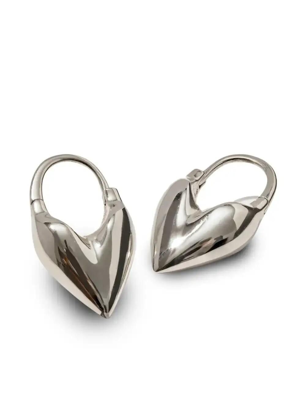 Heart Hoop Earrings