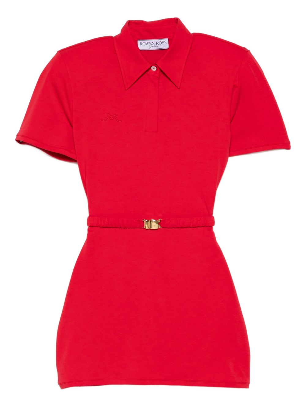 Belted Polo Dress
