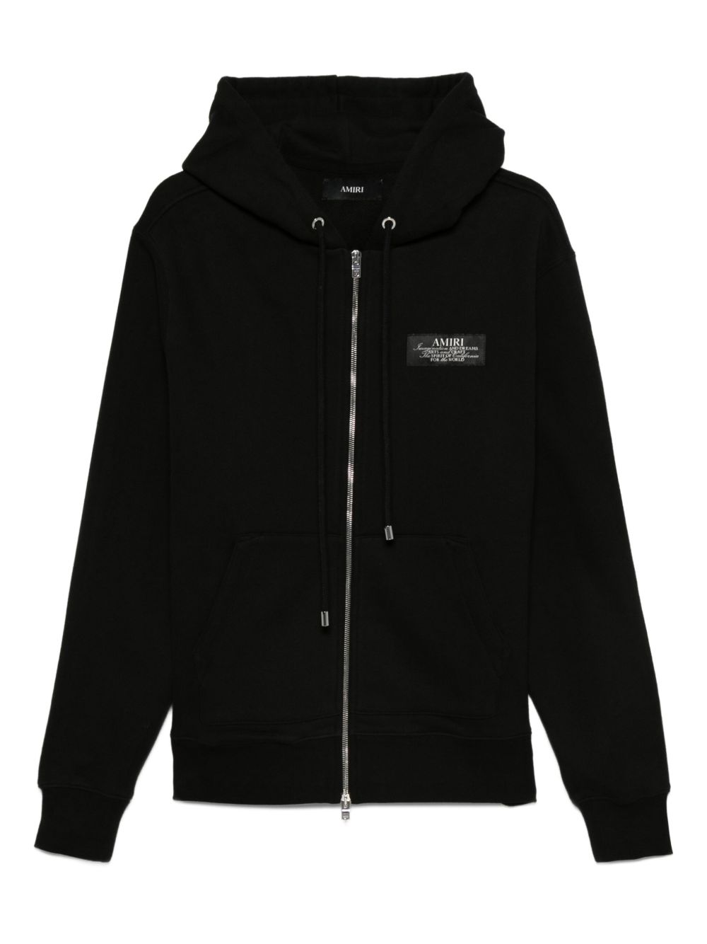 Logo-Plaque Zip-Up Hoodie
