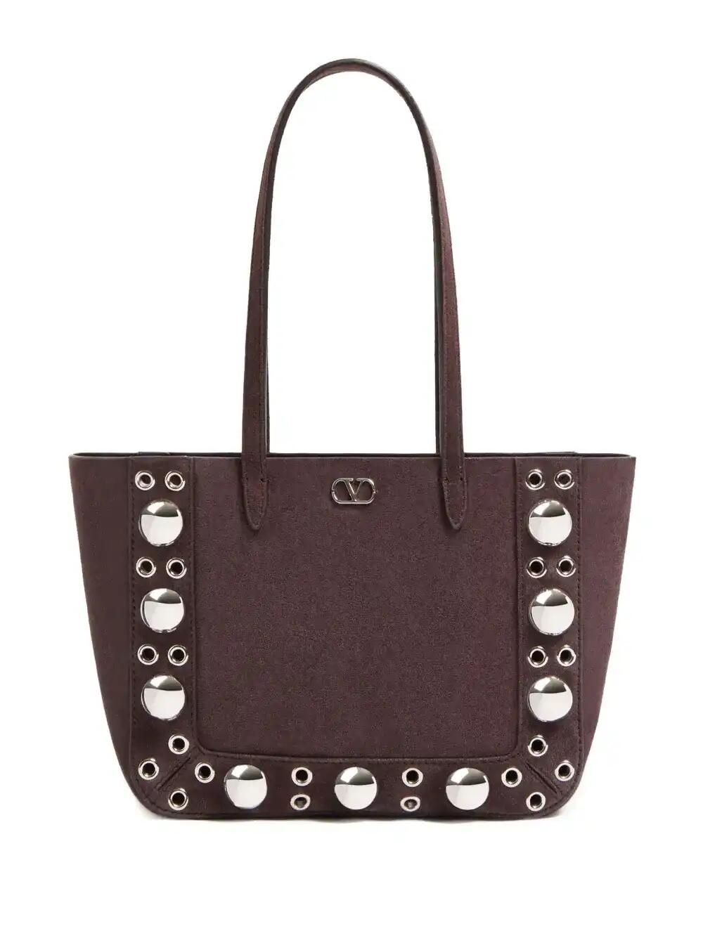 Eyelet-Detailing Tote Bag