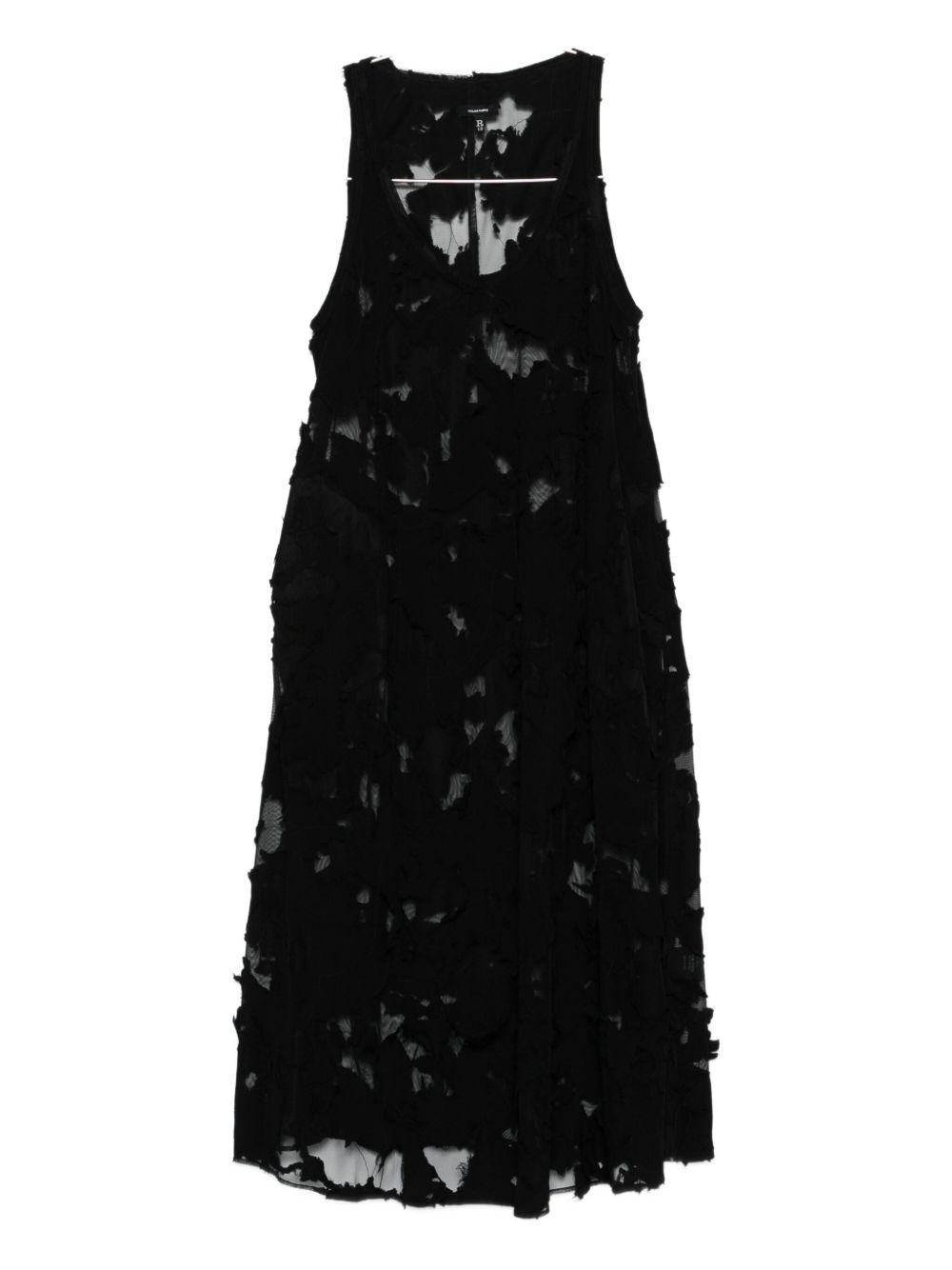 Distressed Sleeveless Dress