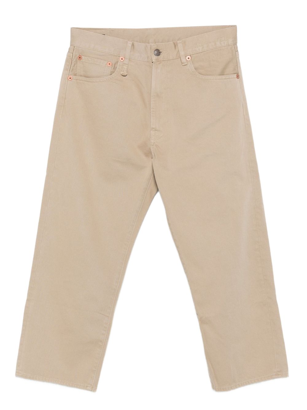 Leather-Panelled Trousers