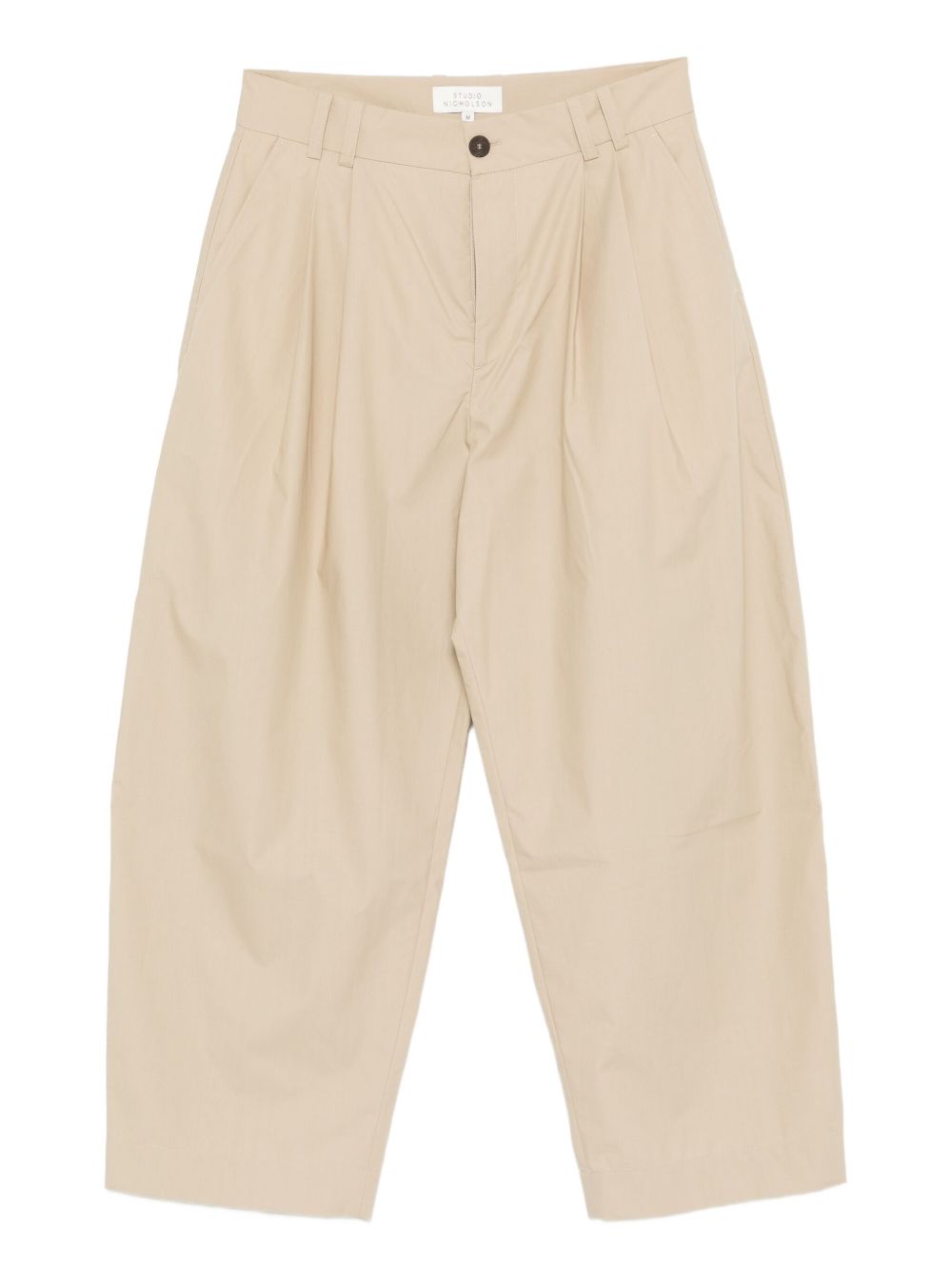 Darted Cotton Trousers