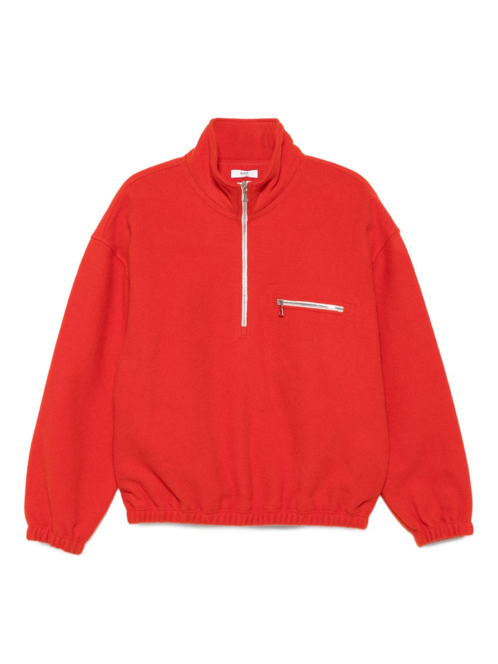 Virgin Wool Zip-Up Sweater