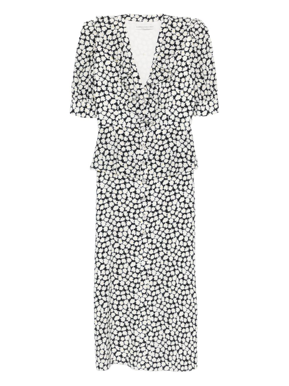 Floral-Print Midi Dress