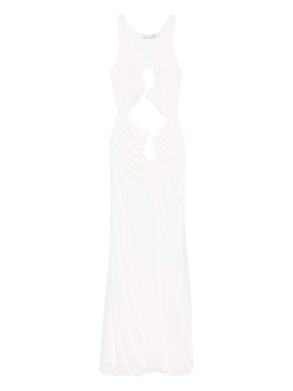 Cut-Out Gathered Dress