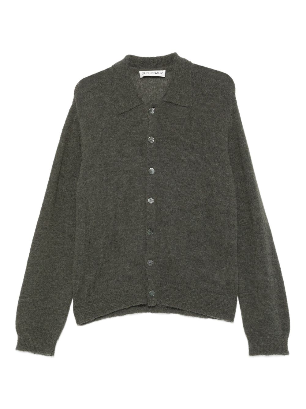 Alpaca Wool-Blend Cardigan