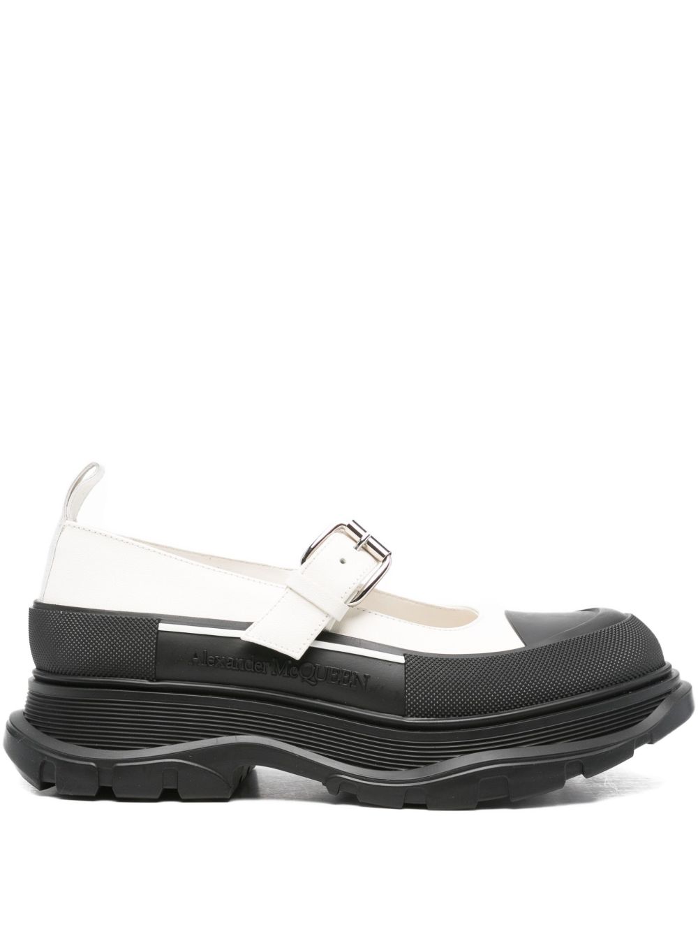 45mm Buckle-Strap Leather Pumps