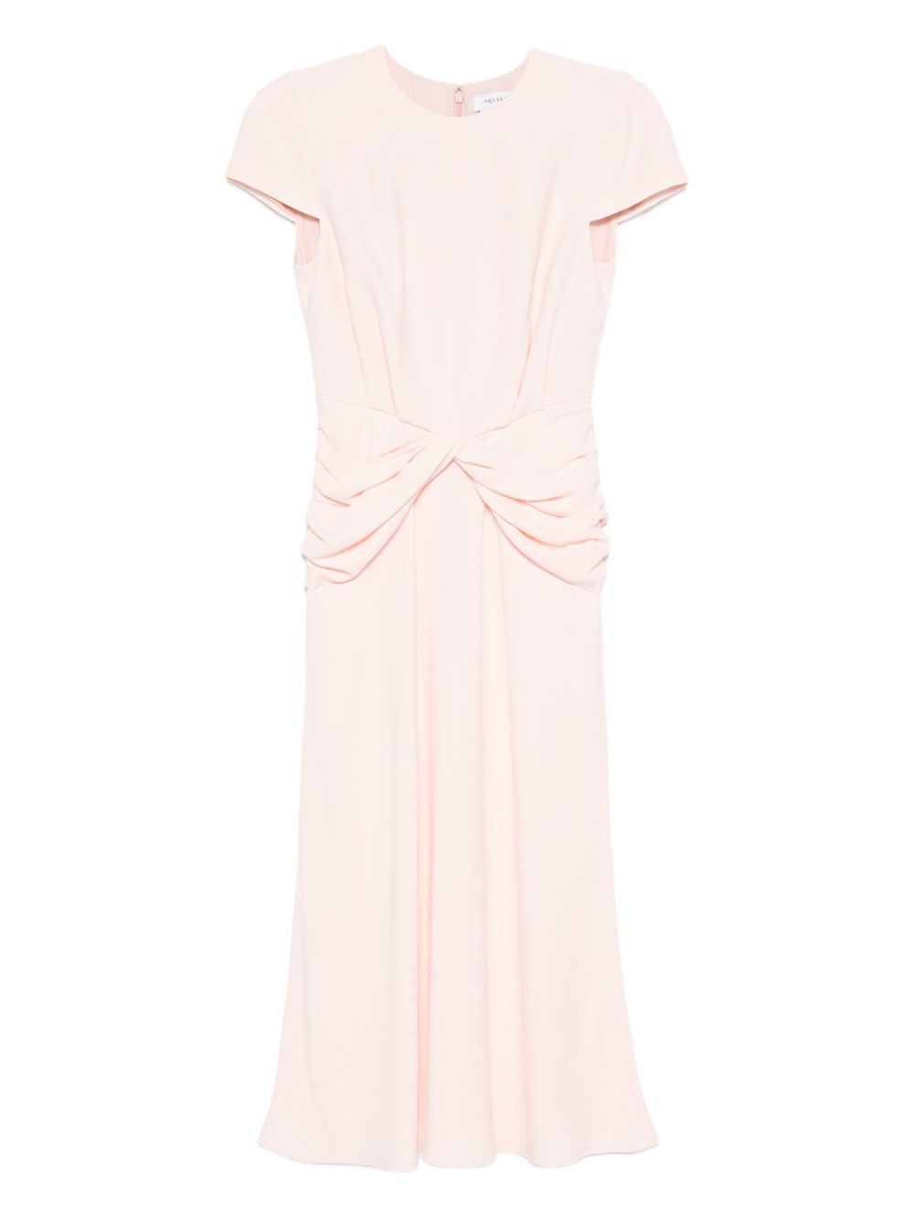Twisted-Waist Midi Dress