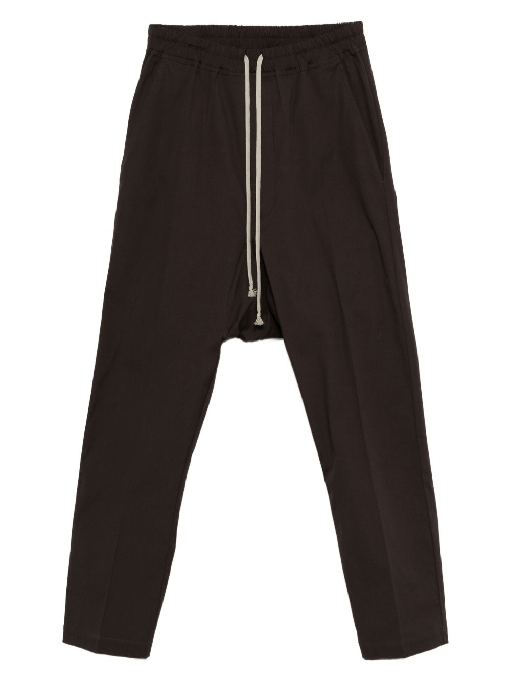 Drawstring Straight-Leg Trousers
