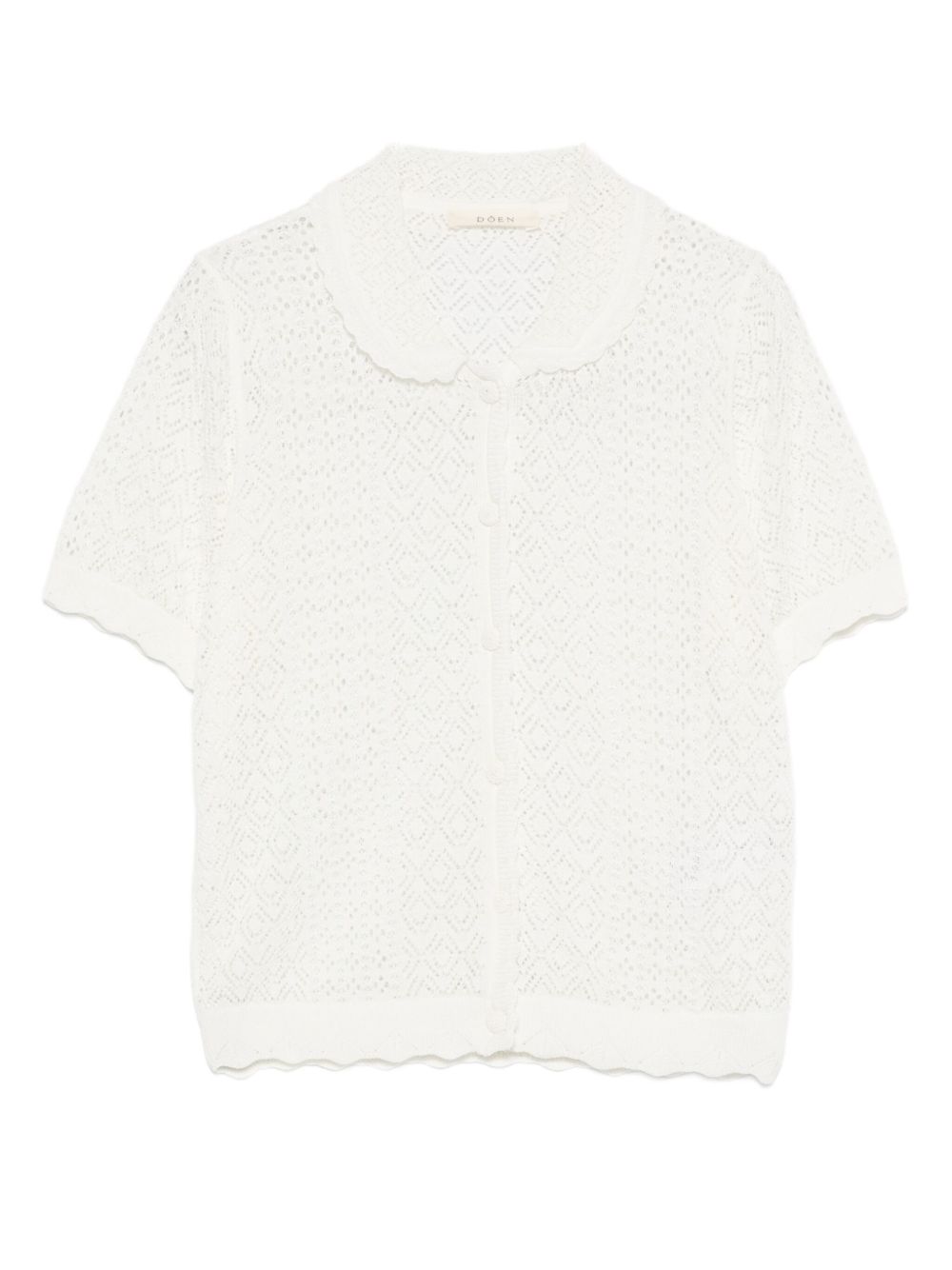 Eveline Crochet-Knit Cardigan