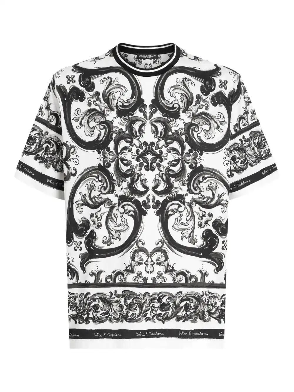 Majolica-Print T-Shirt