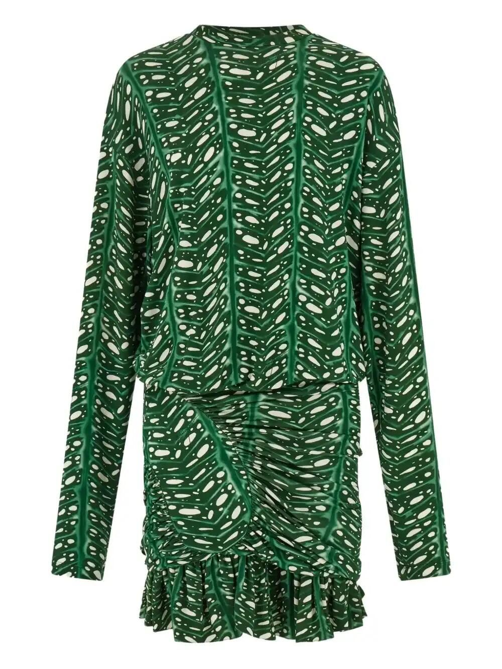 Printed Mini Dress