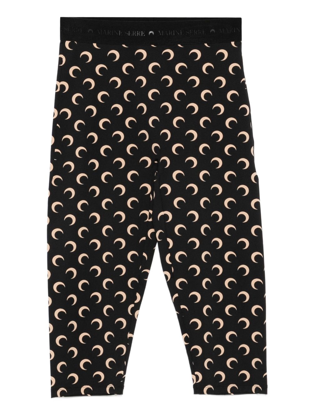Crescent Moon-Print Trousers
