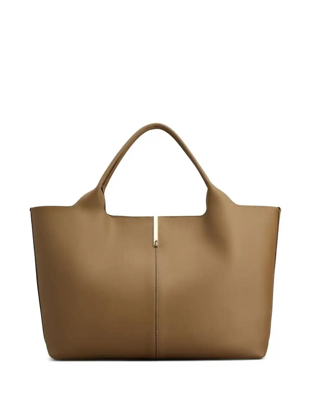 Medium Erb Leather Tote Bag