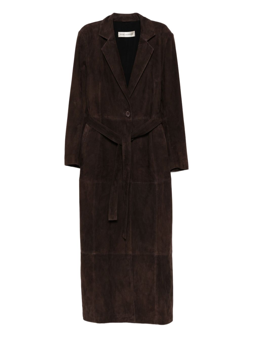 Vesper Belted Suede Coat
