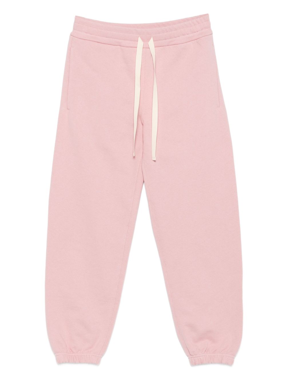 Elastic-Waist Cotton Track Pants