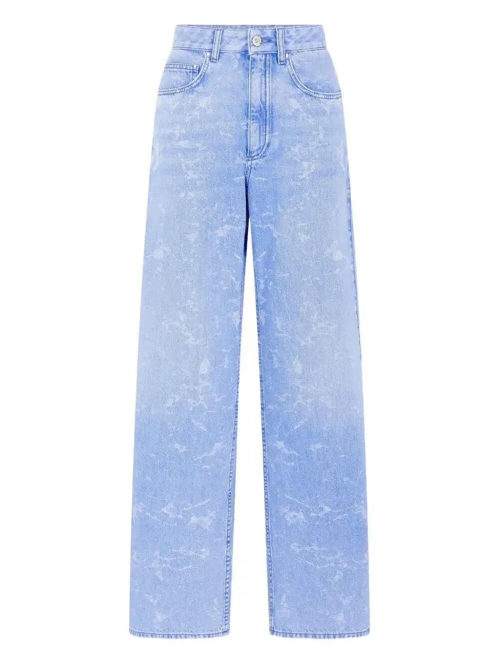 Washed-Effect Jeans